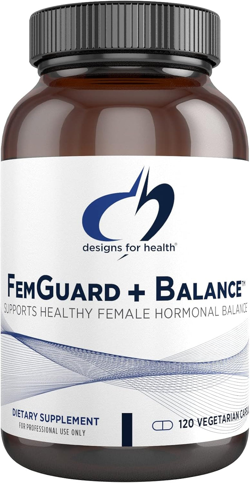 Femguard + Hormone Balance for Women - DIM, Black Cohosh, Calcium D-Glucarate, Egcg Green Tea Extract & Chaste Tree Supplement for Mood Support & Estrogen Metabolism (120 Capsules)