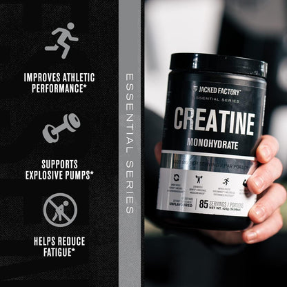 Creatine Monohydrate Powder 425G - Creatine Supplement for Muscle Growth, Increased Strength, Enhanced Energy Output and Improved Athletic Performance 85 Servings, Unflavored