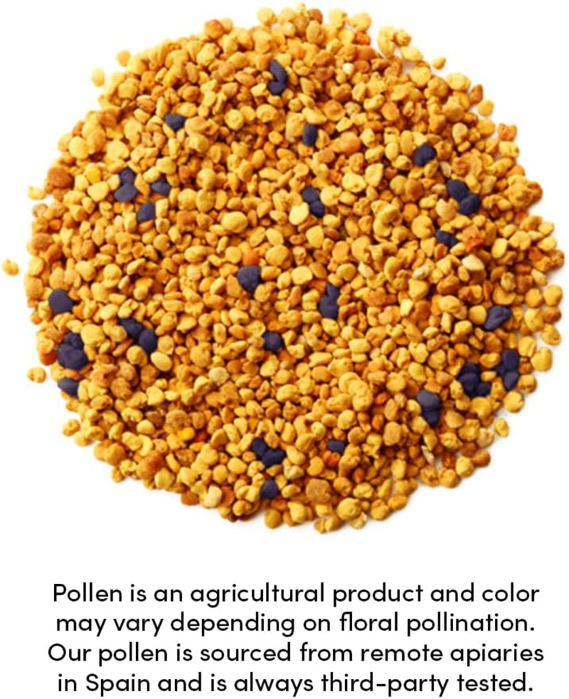 - 100% Raw Bee Pollen Granules, Natural Preserved Enzymes, Source of Vitamin B, Minerals, Amino Acids & Protein - Paleo & Keto Friendly, Gluten Free (5.2 Oz)